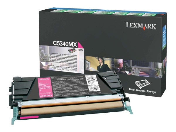 LEXMARK Besonders hohe Ergiebigkeit Magenta Tonerpatrone LCCP, LRP C5340MX