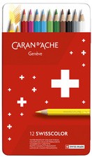 CARAN D'ACHE Buntstifte Swisscolor, 30er Metalletui