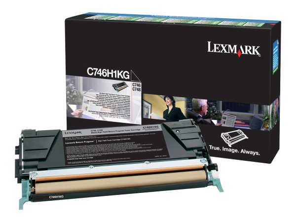 LEXMARK Schwarz Tonerpatrone LCCP, LRP C746H1KG