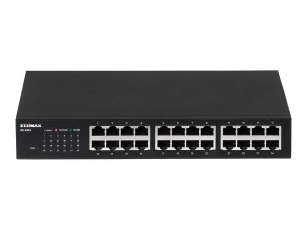 EDIMAX Switch EDIMAX 24Port GS-1024 (10/100/1000) Rack GS-1024