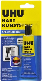 UHU Spezialkleber HART KUNSTSTOFF, 30 g in der Tube