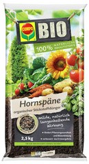 COMPO BIO Naturdünger Hornspäne, 2,5 kg Beutel