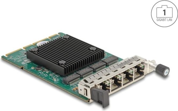 DELOCK DELOCK OCP 3.0 Karte zu 4 x RJ45 Gigabit LAN