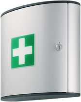 DURABLE FIRST AID BOX M, Design-Erste-Hilfe-Kasten, silber