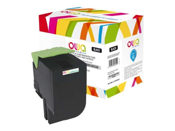 OWA Schwarz wiederaufbereitet Tonerpatrone K15809OW