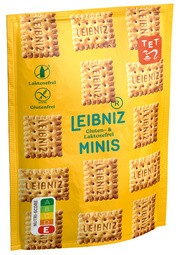LEIBNIZ Butterkeks Minis, gluten- & laktosefrei, Beutel