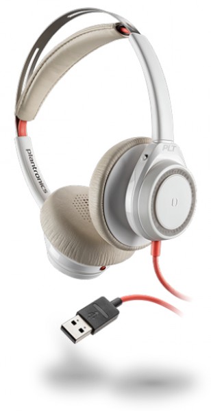 Poly Blackwire 7225 - Kopfhörer - Kopfband - Anrufe & Musik - Weiß - Binaural - Verkabelt