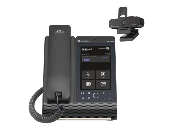 AUDIOCODES RXVCam10 HD Bundle 17, Teams C470HD IP Phone and RXVCam10 HD Vid RXVCAM10-B17