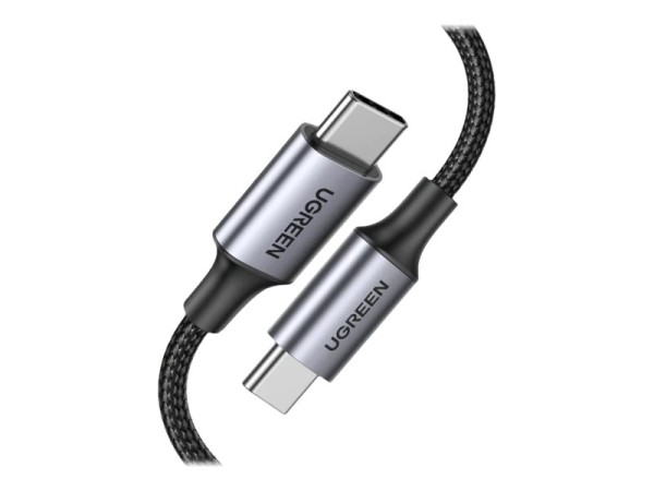 UGREEN UGREEN Ladekabel USB-C zu USB-C 100W Braided schwarz 2m