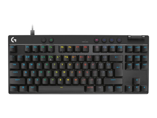 LOGITECH LOGITECH G PRO X RAPID - Tastatur - TKL - Hintergrundbeleuchtung - USB - QWERTY - US International