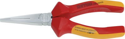 HEYCO VDE Flachzange, Länge: 160 mm, rot/gelb