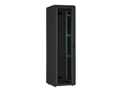 DIGITUS Netzwerkschrank 47HE 600x600mm, schwarz, Unique DN-19 47U-6/6-B-1
