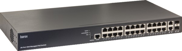 BAROX BAROX Switche für 19"- und Tischmontage mit Management 185W
