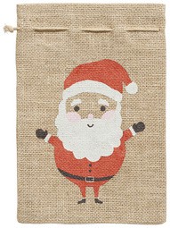 folia Jutesack "Weihnachtsmann", (B)170 x (H)250 mm