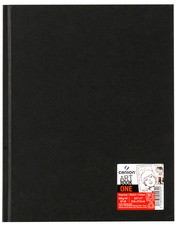 CANSON Skizzenbuch ARTBOOK ONE, 216 x 279 mm, schwarz