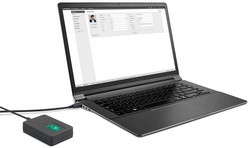 TimeMoto USB-Fingerprint-Lesegerät FP-150, schwarz