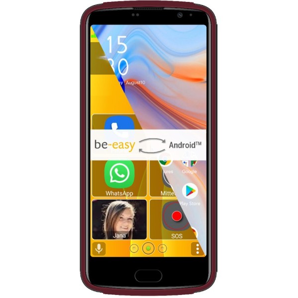 BEA-FON BEA-FON M7 Lite 4G Senior Smartphone red