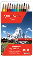 CARAN D'ACHE Buntstifte PRISMALO Aquarelle, 40er Metalletui