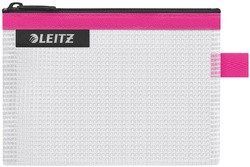 LEITZ Reißverschlusstasche WOW Traveller, Größe M, pink