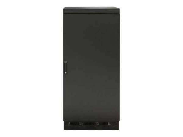 EFB ELEKTRONIK 19" Netzwerkschrank 42HE 800x800,IP55,vorm. Sockel,RAL9005 691742IP55.TS