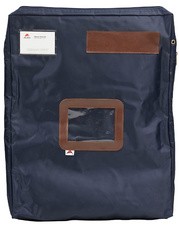 ALBA Banktasche "POCAIS" mit Dehnfalte, aus Nylon, blau