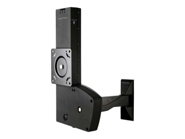 ERGOTRON TV Wandhalterung Glide LD in Schwarz - 10° neigbare Wandhalterung 61-113-085