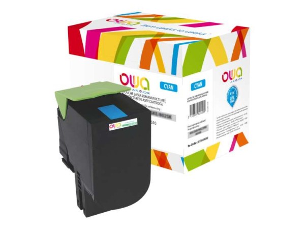 OWA Cyan wiederaufbereitet Tonerpatrone K15823OW