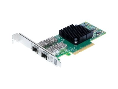 ATTO FastFrame Dual Channel 25GbE x8 PCIe 3.0, Low Profile, Integrated SFP2 FFRM-N322-000