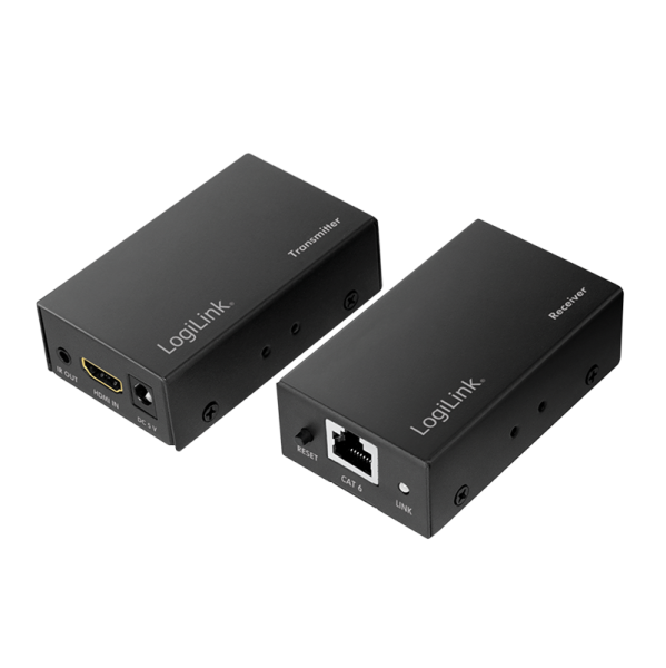 LOGILINK LOGILINK HDMI-Extender-Set über LAN, 60m, 1080p/60Hz,POC,IR
