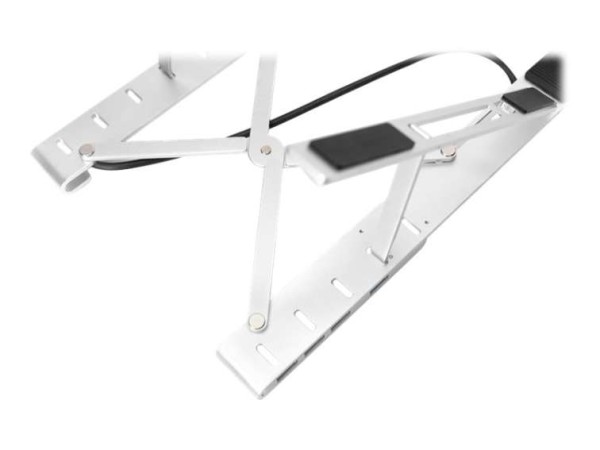 DIGITUS Variabler Notebook-Ständer integr. USB-C Hub,5-Port DA-90424