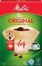 Melitta Aroma-Filtertüten "1x4", naturbraun