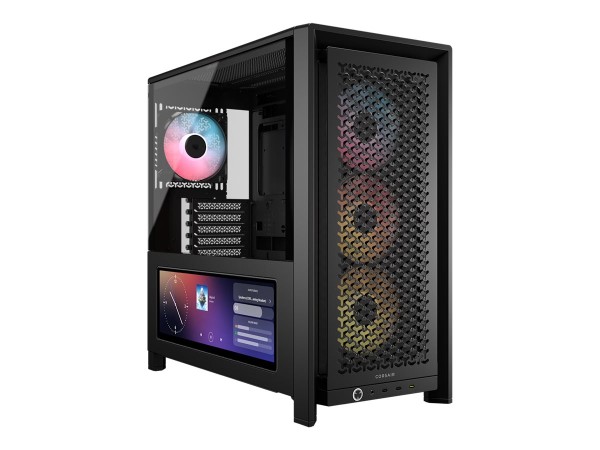 CORSAIR CORSAIR Geh Midi FRAME 4000D LCD RS ARGB Mid-Tower, Black