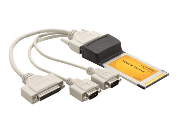 DELOCK DELOCK PCMCIA Adapter CardBus zu 2x seriell