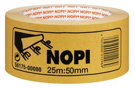 NOPI Doppelseitiges Klebeband aus PP, 50 mm x 25 m