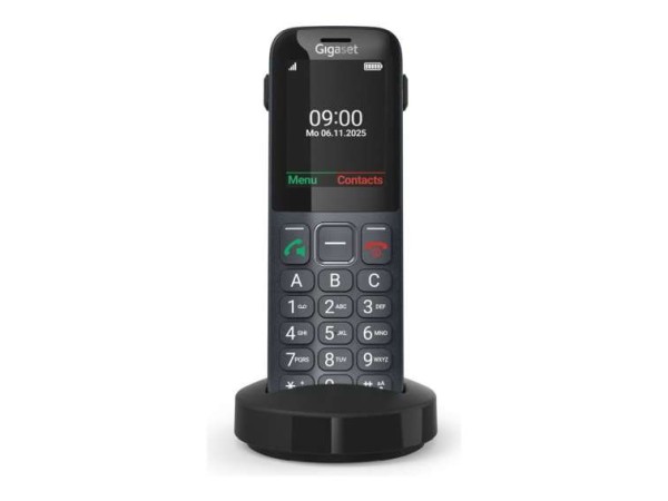 GIGASET COMFORT 600 SIM Featurephone 4G Dark Silver 4G-LTE Featurephone [ i S30853-H1236-R101