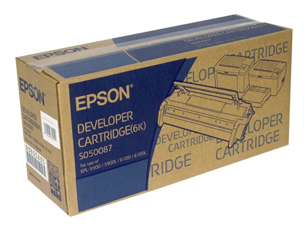 EPSON EPL-5900 /6100 Tonerkassette (inkl. Entwickler) Black 6k C13S050087