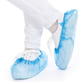 HYGOSTAR PE-Überschuh "HYGOMAT", blau