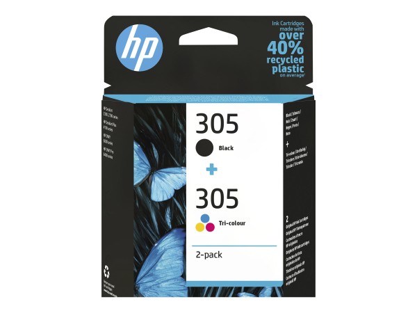 HP HP Ink/305 2pk Original Cart CMYK
