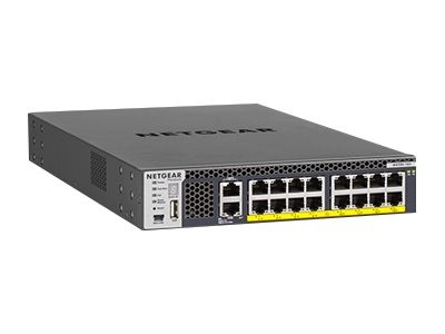 NETGEAR M4300 Managed Switch 16x10GBASE-T Copper Ports APS600W PSU for PoE XSM4316PB-100NES