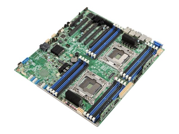 INTEL INTEL Server Board DBS2600CW2R supports two Xeon E5-2600v3 family CPUS 16 memory sockets