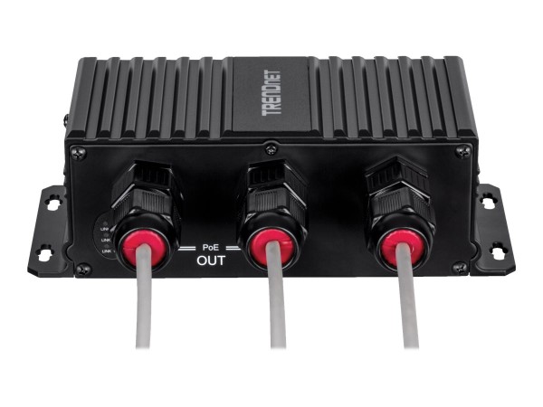 TRENDNET TI-EU120 2-Port UPoE Extender Industrial Outdoor Gigabit 21221348 TI-EU120