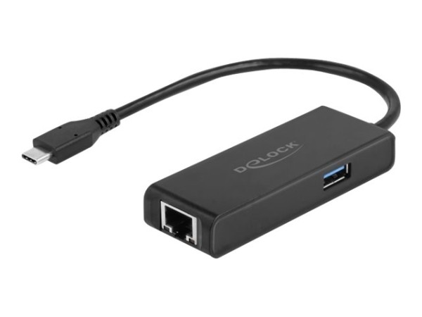 DELOCK USB Type-C Adapter zu 25 Gigabit LAN mit USB Typ-A Buchse 63826
