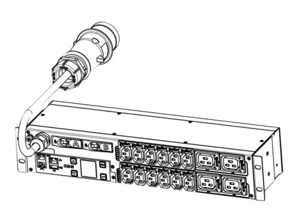 EATON ePDU Metered In IEC - 2U - 32A - In IEC60309 32A - Out C13: 12, C19: EMIH06