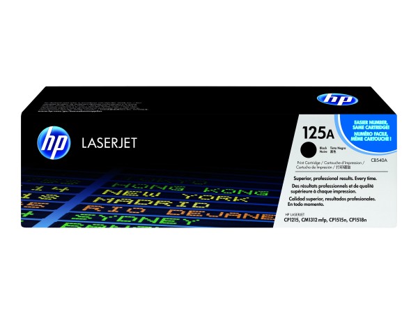 HP HP 125A Schwarz LaserJet Tonerpatrone (CB540A)