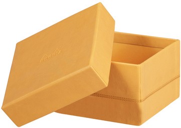 RHODIA Geschenkboxen-Set, Kunstleder, orange, 5-teilig