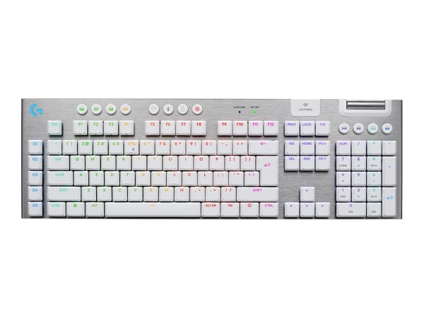 LOGITECH G915 X LIGHTSPEED Wireless Gaming Keyboard White (US) 920-012690