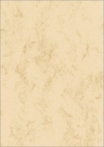 sigel Marmor-Papier, A4, 200 g, Edelkarton, beige