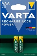 VARTA NiMH Akku "Rechargeable Accu", Micro (AAA), 1.000 mAh