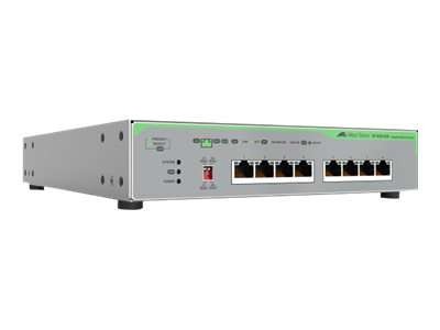 ALLIED 10 gigabit unmanaged switch 8x100M/1/2.5/5/10GT and single internal AT-XS910/8-50