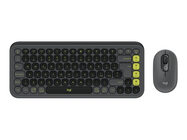 LOGITECH POP ICON Wireless Keyboard and Mouse Combo Graphite (IT) 920-013115